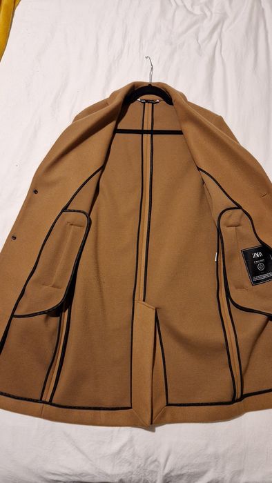Sobretudo Zara XS camel Homem