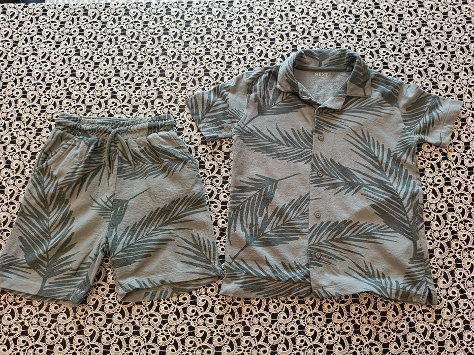 Komplet letniej koszula plus spodenki 122