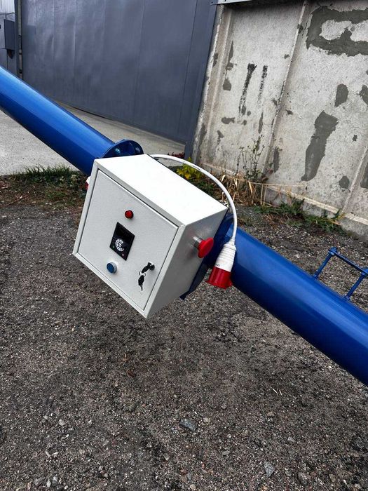 Винтовой конвейер, шнековый погрузчик, транспортер зерна 133х8х380