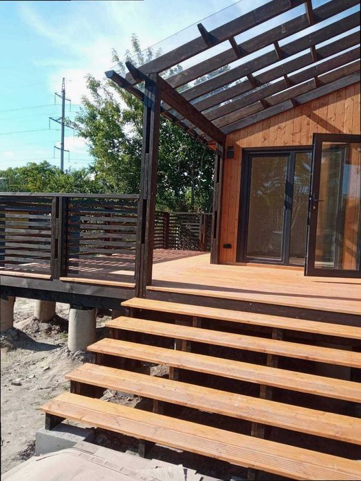 На будь-яку ділянку ‼️ Мобільний будинок 23м2 тераса | каркасний дім