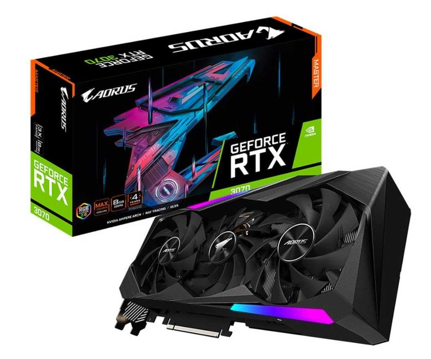 Karta graficzna Gigabyte AORUS GeForce RTX 3070 MASTER 8GB GDDR6 GW12M