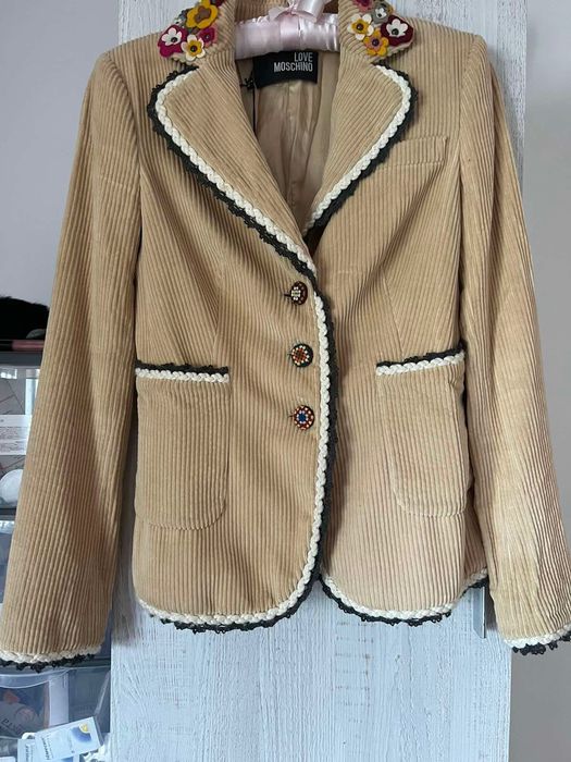 Kurtka sztruksowa Moschino