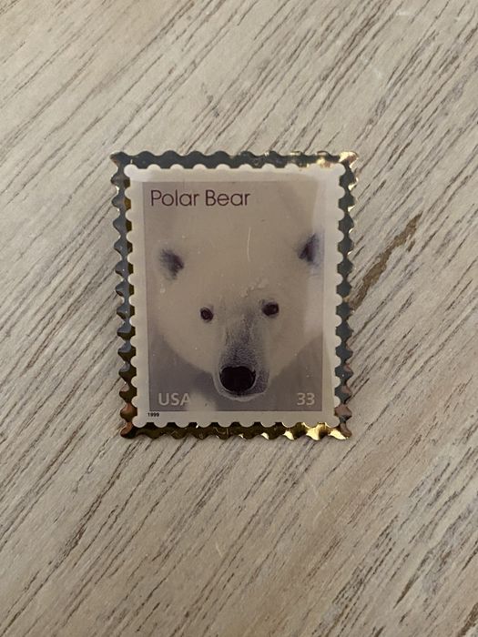 Kolekcjonerska przypinka 1999 Polar Bear Usa