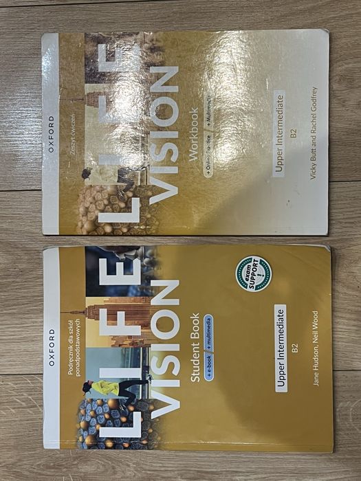 Life Vision Upoer Intermediate B2 podręcznik z kodem dostępu + ćwiczenia Oxford
