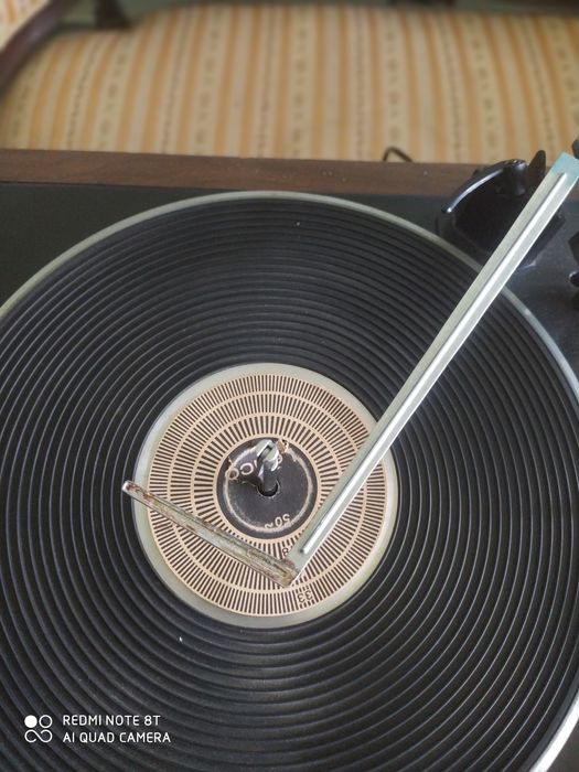 Gira Discos Antigo - Marca National