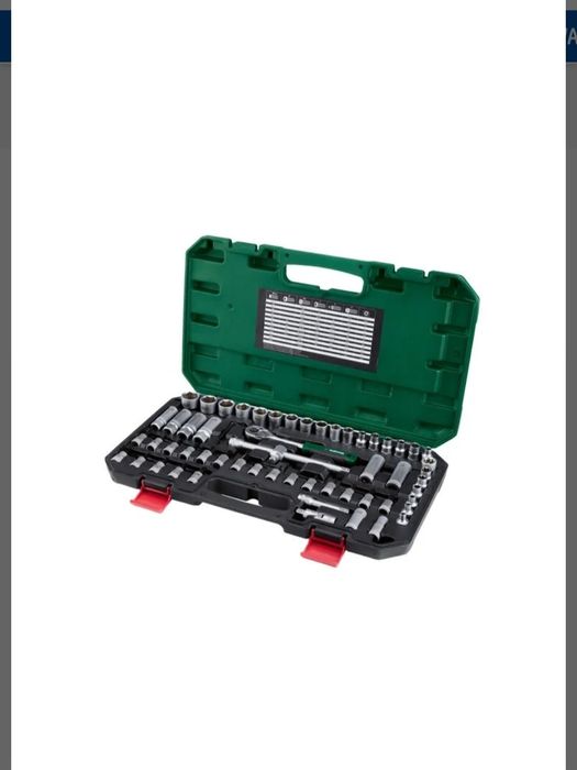 Conjunto 65 chaves de soquete de 3/8 de polegada parkside