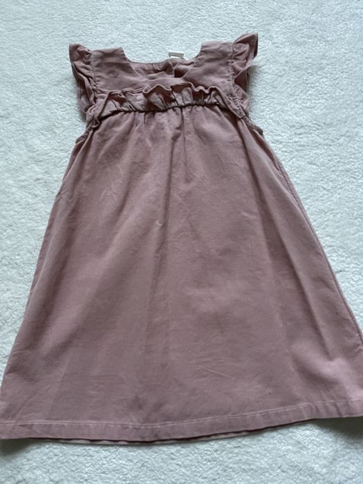 Hm sukienka brudny  róż