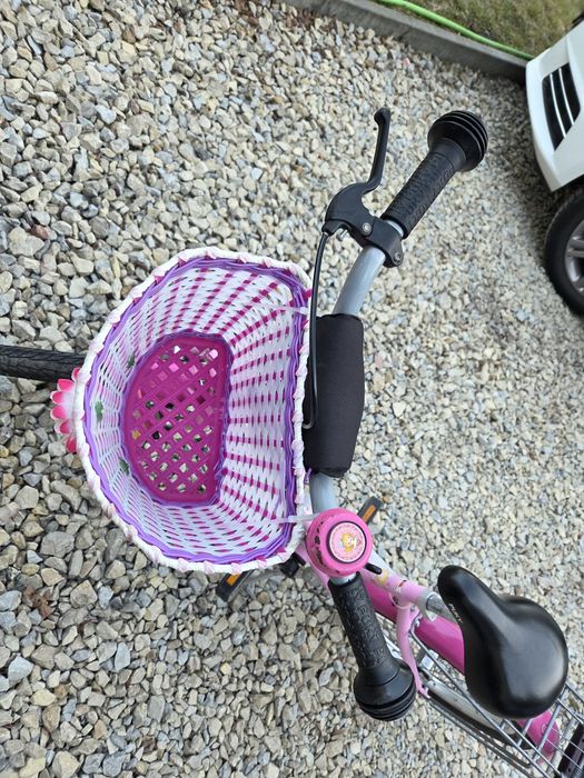 Rower Puky 18" rozowy dla dziewczynki, seria Prinzessin Lillifee.