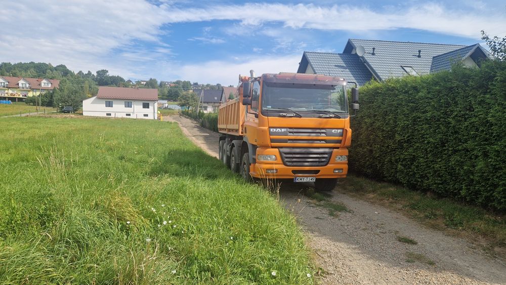 Wywóz ziemi gruzu samochodami 4 oś