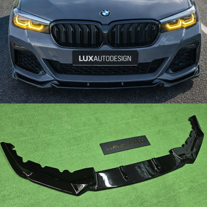 Губа для BMW 5 G30 M пакет LCI тюнинг накладка сплиттер комплект обвес