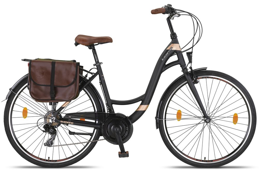 Niemiecki rower miejski Stella Plus ALU rama 19 cali koło 28 " czarny