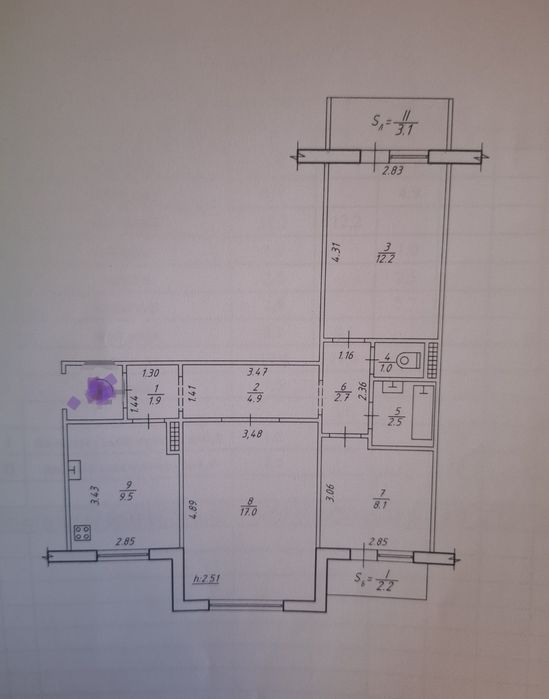 Продаж 3х.кв Іллінська