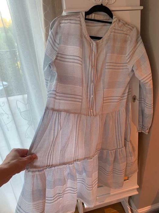 ZARA sukienka overize styl boho