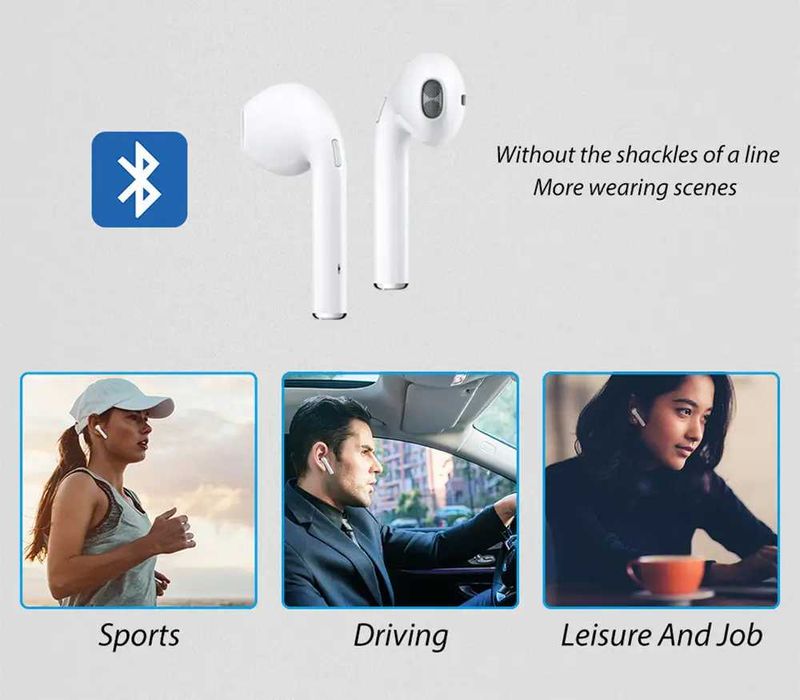 Беспроводные наушники i7s TWS Bluetooth 5,0