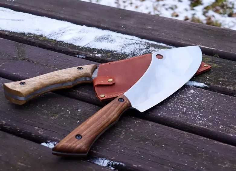 кухонний ніж Кухонна сокира сербський великий, кухонный нож, топорик