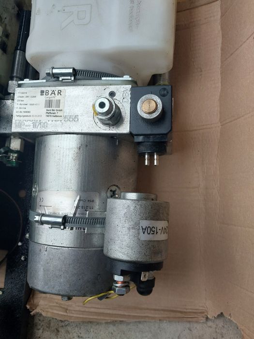 Гидроборт маслостанция 24в Bär Cargolift Sorensen MBB PALFINGER Daut