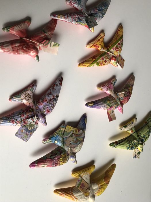 Andorinhas cerâmica