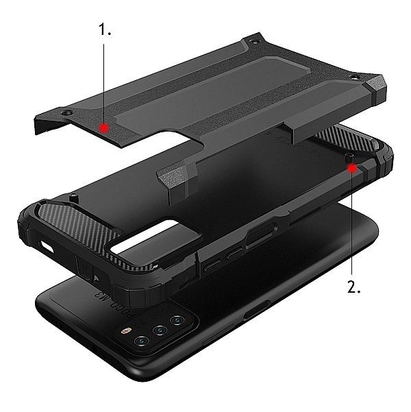 Hybrid Armor pancerne hybrydowe etui pokrowiec Xiaomi Redmi Note 10/5g