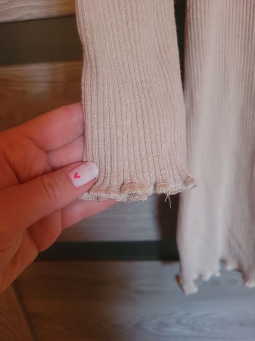 Dzianinowa sukienka w prążek Reserved 152 cm