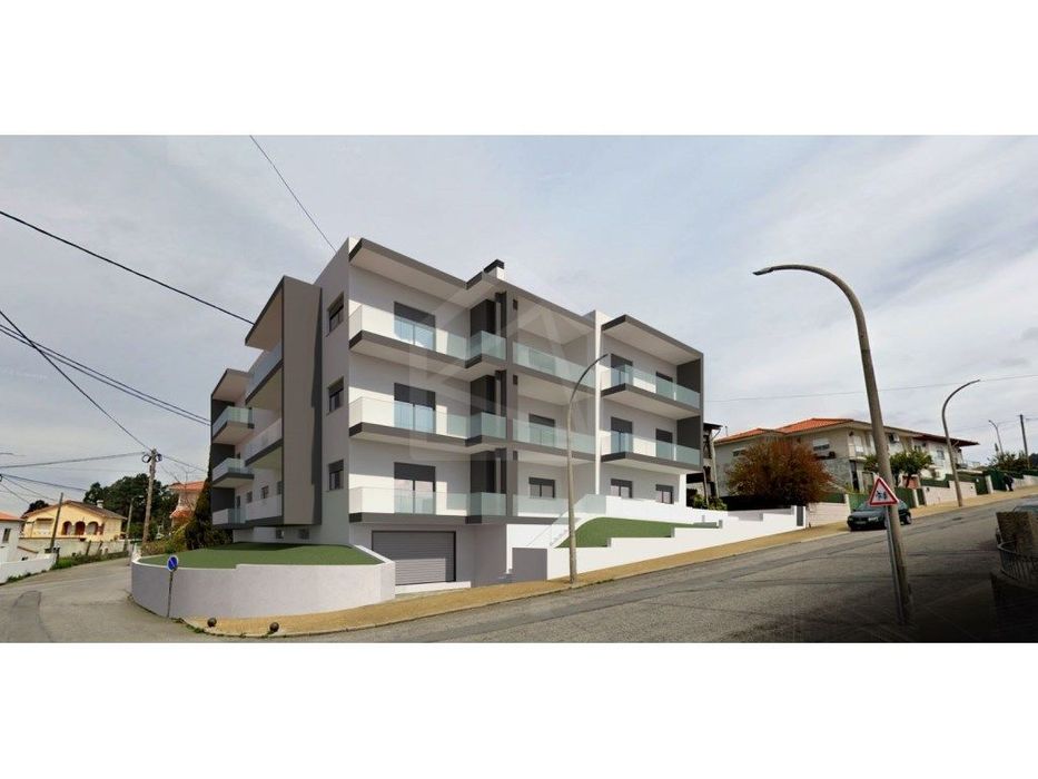 Apartamento T3 novo com varanda e garagem - Nogueira do Cravo