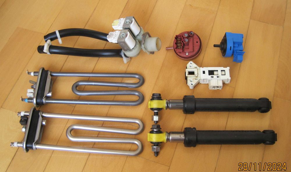 Запчастини Gorenje  ТЕН, клапан, замок.