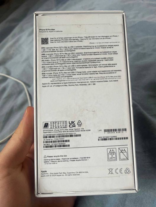 iPhone 16pro max 1tb