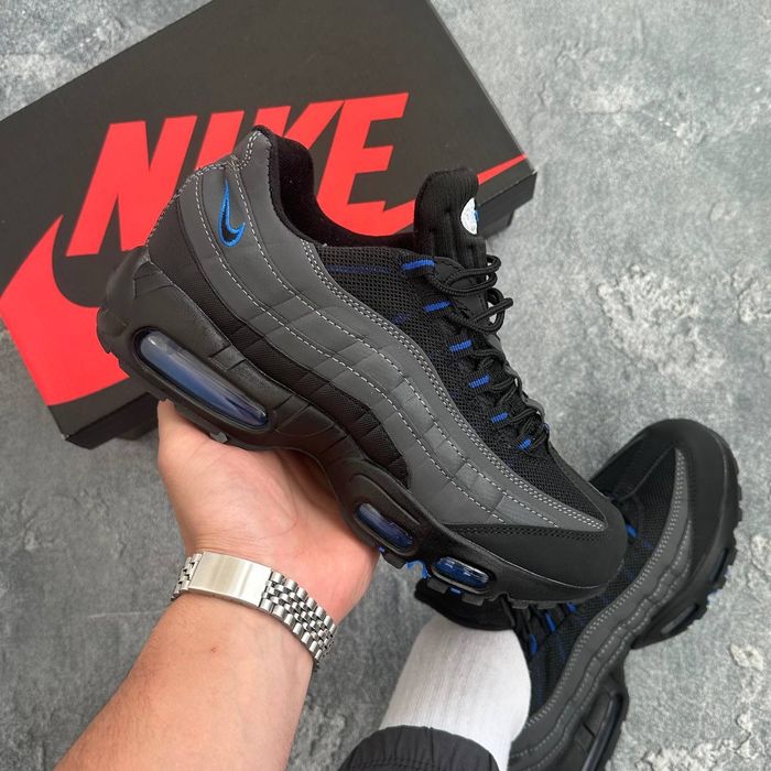 Nike Air Max 95 Black-Royal blue