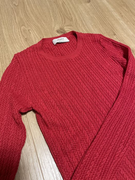 Czerwony sweterek Pull&Bear