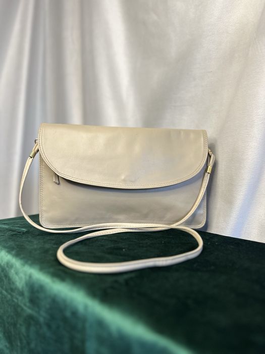 Вінтажна шкіряна сумка / клач Tula