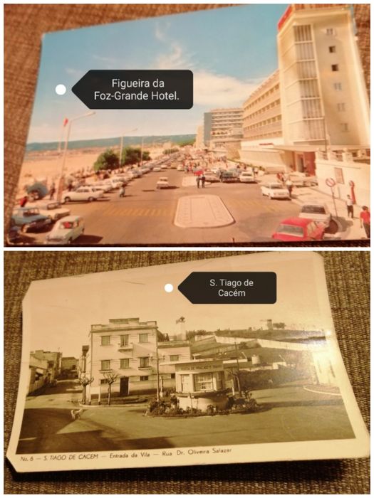 Postais e livros