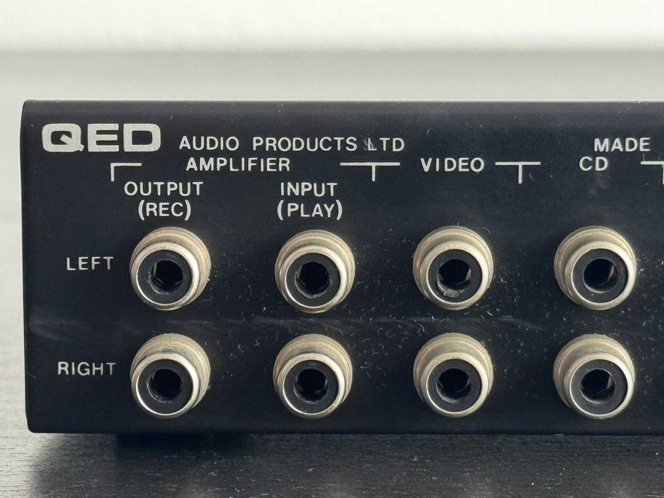 QED IX4 Input Expander 2 Tape / 2 Line Vintage HiFi Made in England