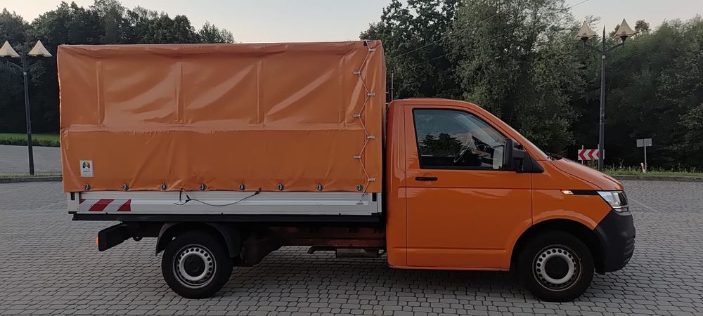 Volkswagen Transporter t6 skrzyniowy rama brygadówka kiper wywrotka plandeka