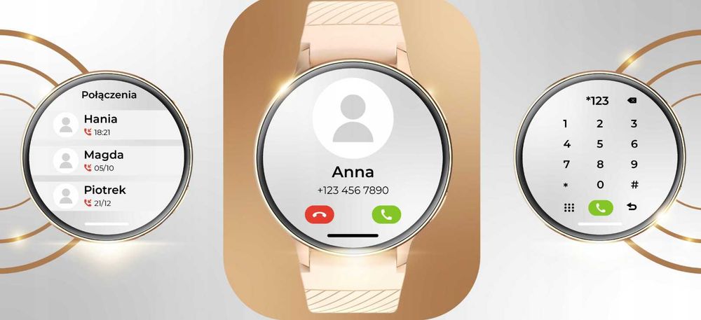 Smartwatch Zegarek Damski Menu Rozmowy Pl Puls Sport Zdrowie