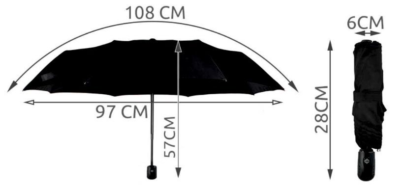 Zestaw Składany Parasol Parasolka + Pokrowiec *okazja*