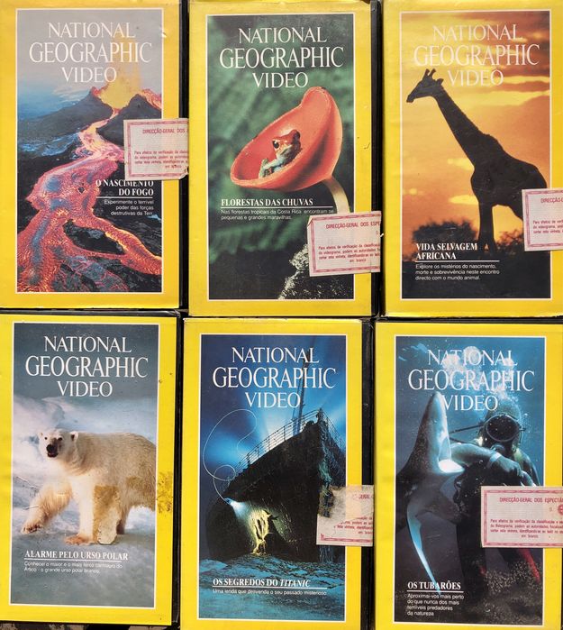 National Geographic- 6 VHS