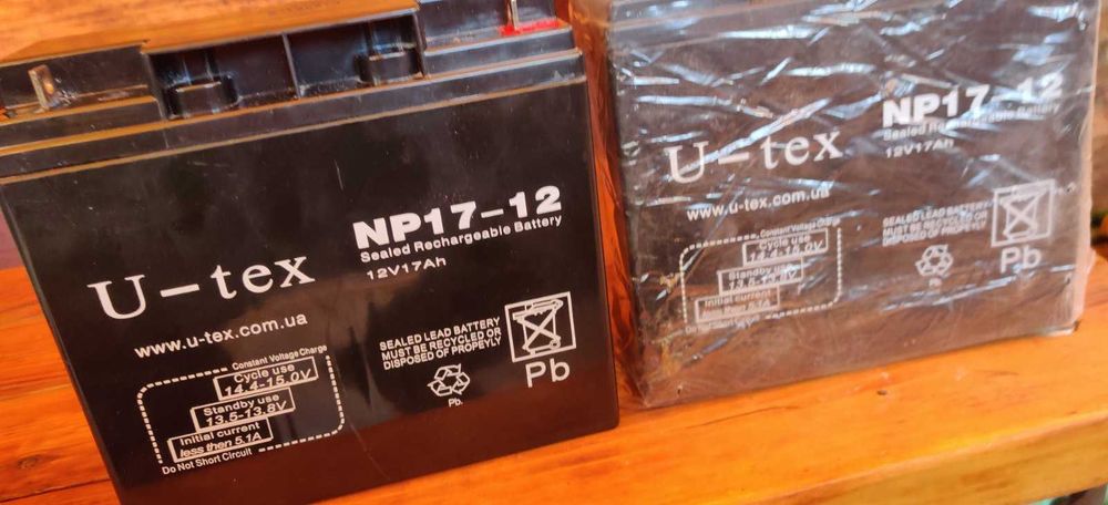 Аккумулятор U-tex 12V 17Ah NP17-12