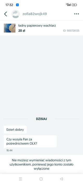Chiński składany wentylator