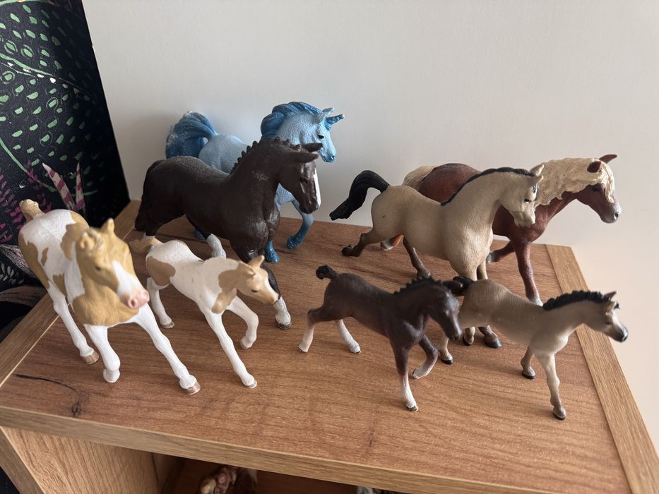 Koniki Schleich oryginalne. Zestaw.