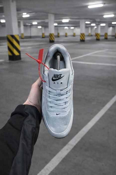(2244) SALE Кросівки Nike Air Max сірі з чорним (43 44 45) найк
