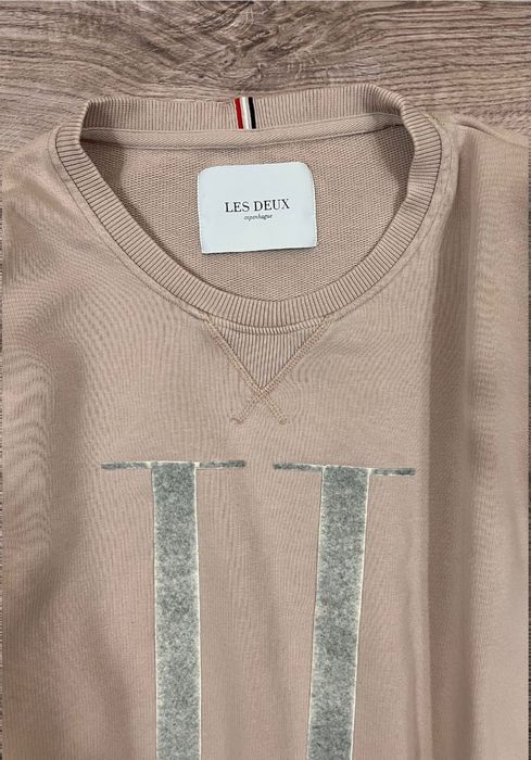 Les Deux Encore Light Sweathirt roz. XL męska bawełniana liliowa bluza