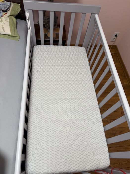 Ліжко дитяче з шухлядою та матрасом