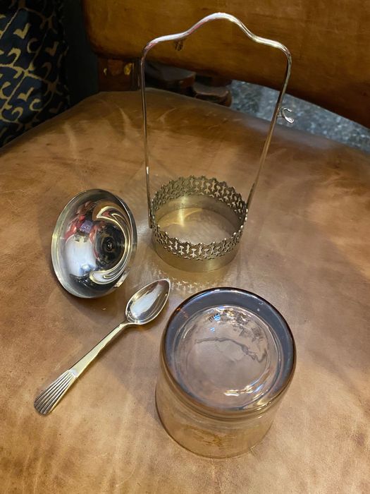 Compoteira Casquinha Prata Centenária 16 cm Art Déco