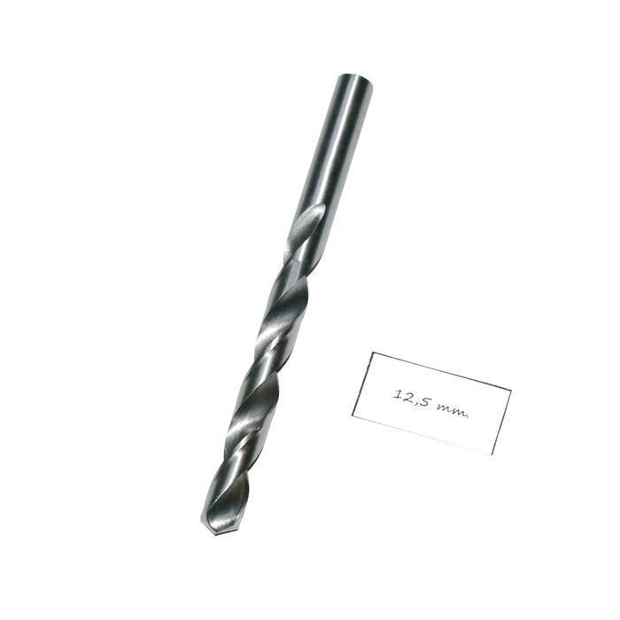 Wiertło spiralne walcowe 12,50 mm. DIN338 HSS. Do metalu, drewna