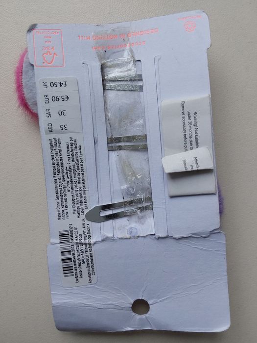 Spinki do włosów  Nowy z metką