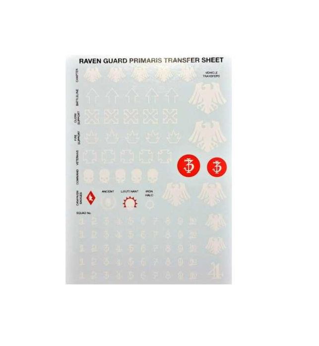 Warhammer 40000 Space Marines, Chaos, Orks Transfer Sheet Decals