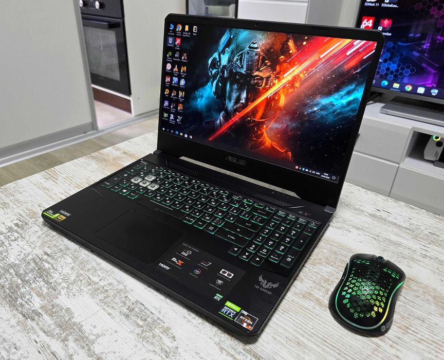 Игровой Asus TUF (RTX 2060 6GB/Ryzen 7/16 GB ОЗУ/SSD 256GB+1000GB/АКБ 4ч/15.6" IPS 120Gz)