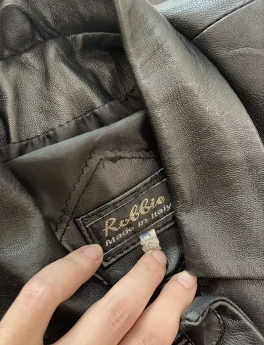 Пиджак удлиненный (натуральная кожа)