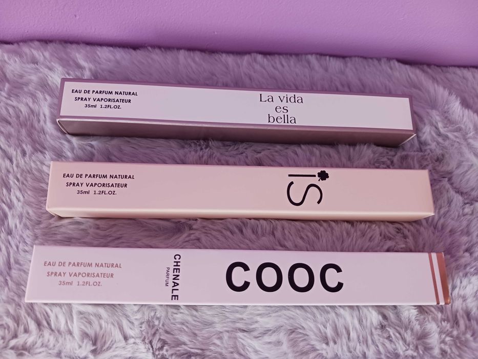 perfumetki damskie 3 sztuki