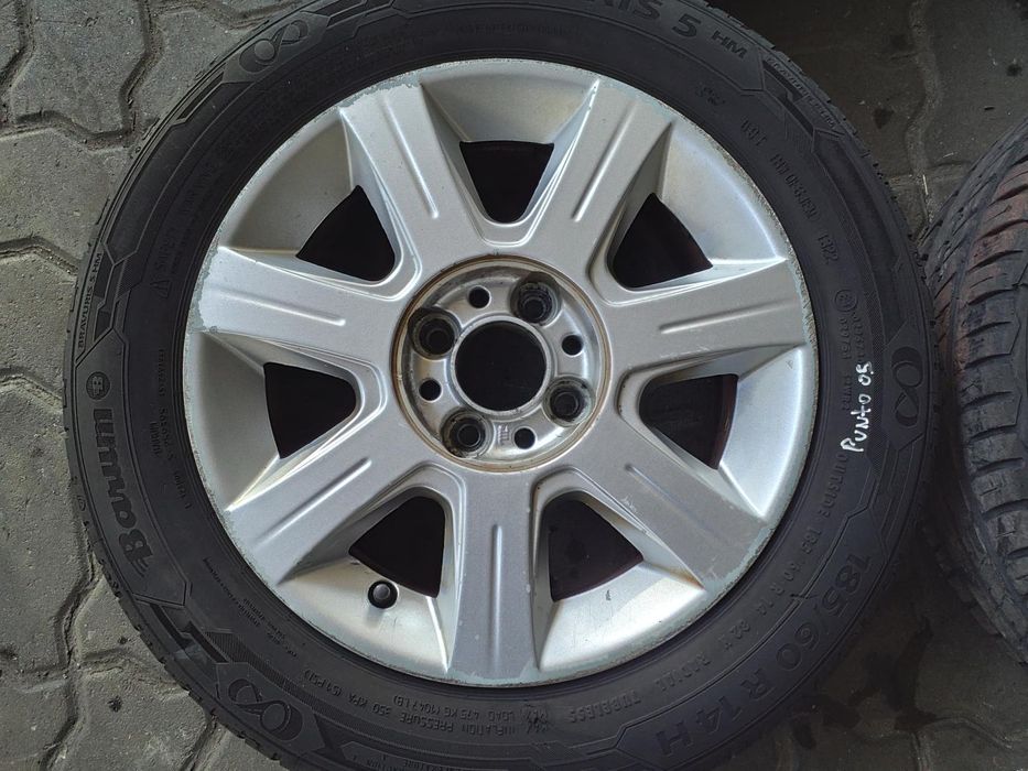 Jantes Fiat R14 Com Pneus 185/60 Furação 4X98