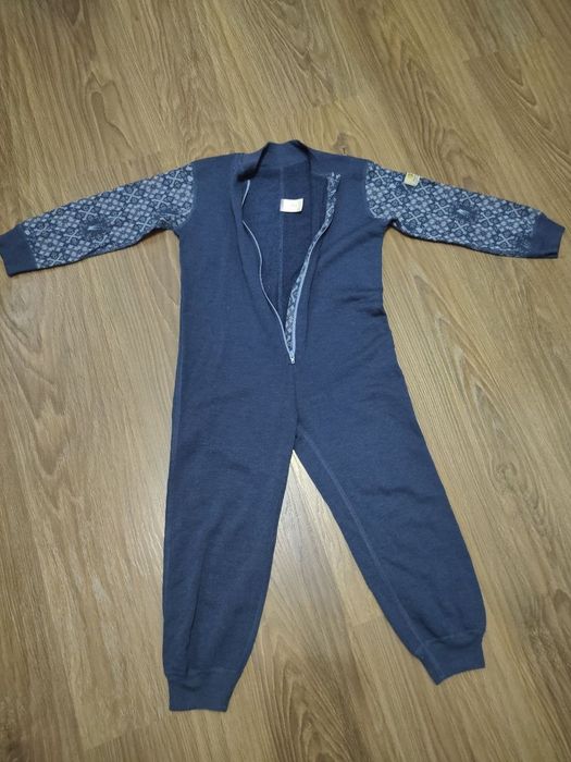 Термо комбінезон Шерсть Меріно 110/116 см. Флісовий 116 см. ФІНЛЯНДІЯ
